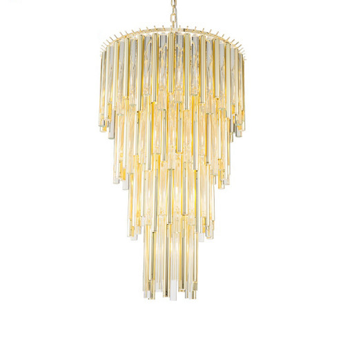 люстра gigi 13 gold от delight collection прозрачная/золото в Иваново