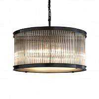 люстра essex crystal 68 черное основание, прозрачное стекло черное основание, прозрачное стекло в Иваново