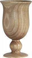 ваза кубок деревянная 11х18 см goblet в Иваново
