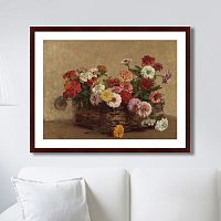 картина: panier de zinnias, 1856г. в Иваново