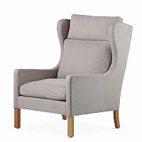 кресло wingback серый в Иваново