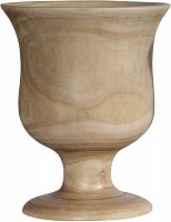 ваза кубок деревянная 17х22 см goblet в Иваново