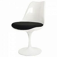 стул eero saarinen style tulip chair черная подушка в Иваново