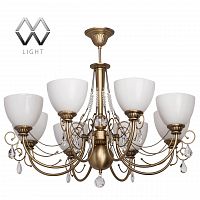 подвесная люстра mw-light фелиция 347016608 белая в Иваново