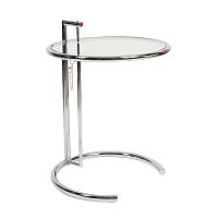 стол журнальный eileen gray style cocktail table e-1027 прозрачный в Иваново