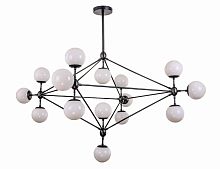 люстра modo 15 black+white черная, белые плафоны в Иваново