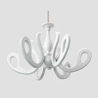 потолочная светодиодная люстра ambrella light orbital classic fk81/6 wh 292w d640 белая в Иваново