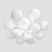 потолочная светодиодная люстра ambrella light orbital cloud fc26/12 wh 432w d1140 в Иваново