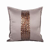 декоративная подушка handwork exclusive квадратная бежевая в Иваново