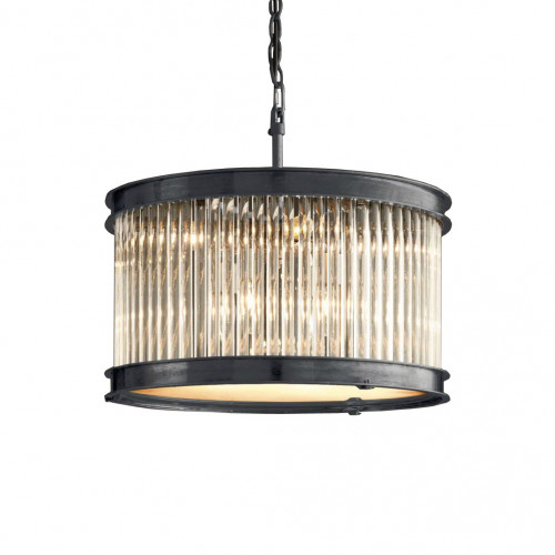 люстра essex crystal 45 черное основание, прозрачное стекло в Иваново