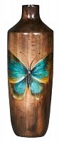 ваза настольная fresco turquoise butterfly в Иваново