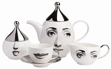 Чайный сервиз Пьеро Форназетти Faces Silver