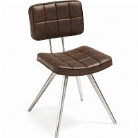 стул lola seat pu brown ножки из нержаеющей стали c589u09 от la forma (ex julia grup) в Иваново