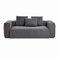 диван blok sofa 2 темно-серый от la forma (ex julia grup) в Иваново