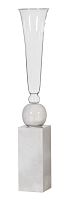 ваза настольная crystal circle white small в Иваново