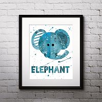 постер elephant а4 в Иваново