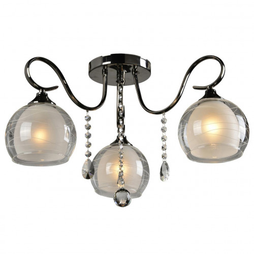 потолочная люстра idlamp merinella 877/3pf-darkchrome в Иваново