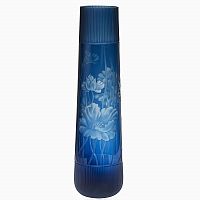 ваза стеклянная (синяя) 75*20 в Иваново