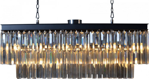 люстра odeon l110 black&glass чёрная, прозрачная в Иваново