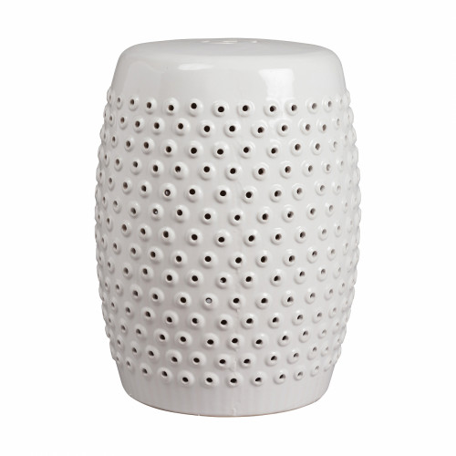 керамический столик-табурет cutwork garden stool белый в Иваново