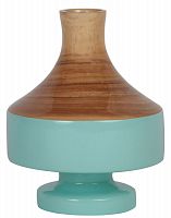 ваза настольная rustic chic vase wood blue в Иваново