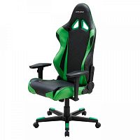 кресло геймерское dxracer racing черно-зеленое в Иваново