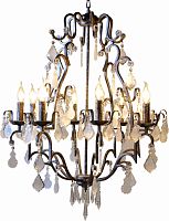 люстра palla чёрная, прозрачная в Иваново