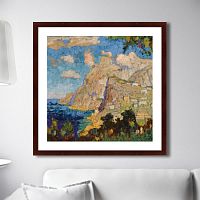 картина: view of monte solaro, capri, 1940г. в Иваново